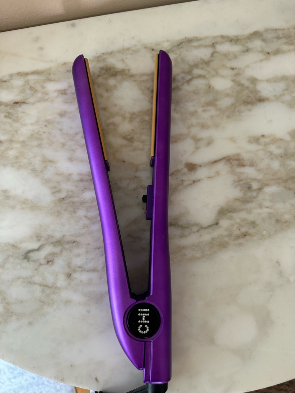 CHI hair straightener purple
